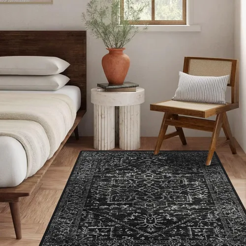 Miniatura 2 de Tapete para silla de suelo duro, 60 x 48 pulgadas, tapete para silla de oficina para superficie dura, alfombra de área para sala de estar, tapete