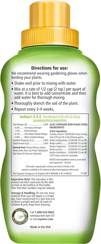 Miniatura 2 de Espoma Alimento orgánico concentrado de 8 onzas para plantas, fertilizante para plantas de interior para plantas grandes y pequeñas como potos, higo