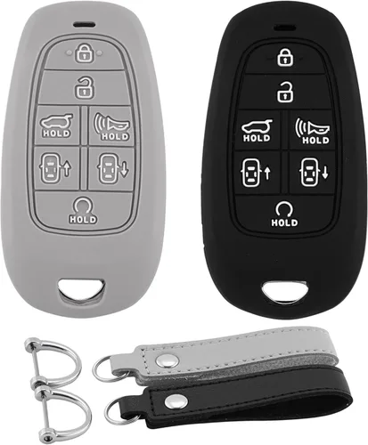 Miniatura 30 de Funda de Silicona para Llavero Compatible con Chevy GMC 5 Botones 2023 2022-2019 Chevy Silverado Tahoe Suburban GMC Sierra Acadia Terrain Protector