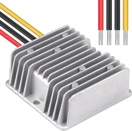 Miniatura 2 de DC 8V-40V a 13.8V 10A Convertidor automático Buck Boost Regulador reductor de voltaje, convertidor impermeable regulado DC fuente de alimentación