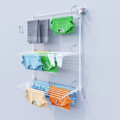 Miniatura 15 de foxydry Aireador vertical de pared de torre para uso en interiores y exteriores (blanco, 59.8 in / 59.8 pulgadas)