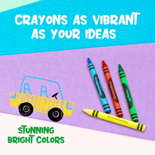 Miniatura 6 de Crayones de cera sin envolver, paquete a granel de 450 unidades, preclasificados en 9 colores vibrantes para niños y profesores, seguridad ASTM