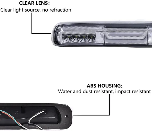 Miniatura 5 de PIT66 3ª luz de freno compatible con Chevy Silverado 1500 2500 3500 y modelos HD (99-06 silverado/sierra)