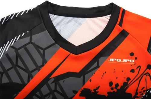 Miniatura 162 de Hotlion Camiseta de ciclismo para hombre, manga larga, MTB Motocross, ropa de carreras todoterreno