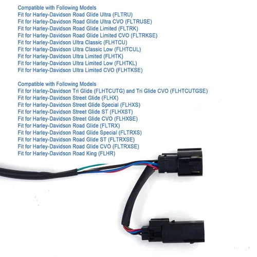 Miniatura 5 de Arnés de cableado de desconexión rápida Tour Pack CD-TP-QD-14 compatible con Harley Davidson Tour Pak 2014-2022