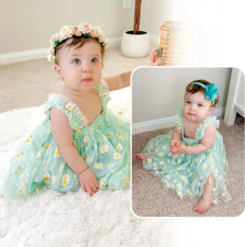 Miniatura 2 de Vestido de tul para niña de 6 meses - 2T ropa de tul con diadema