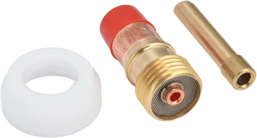 Miniatura 8 de Oumefar Kit de accesorios de soldadura de 7 piezas, boquilla de cerámica, junta de copa de lente de gas para WP17/18/26, tazas de soldadura