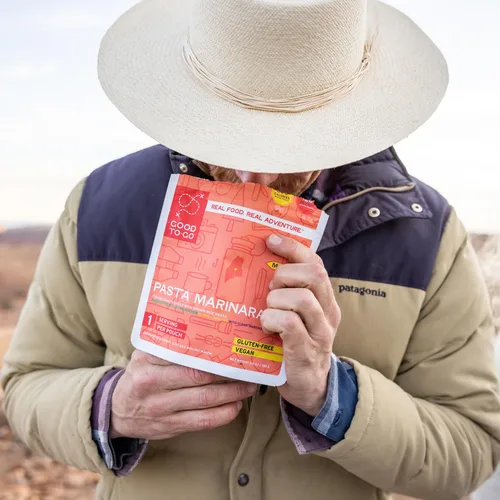 Miniatura 5 de GOOD TO-GO Pasta Marinara - Paquete de 6 porciones individuales) Alimentos para acampar y mochileros Solo tienes que añadir agua para mochileros