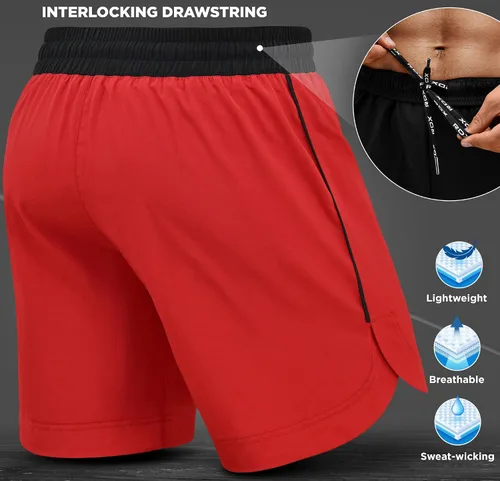 Miniatura 5 de RDX Pantalones cortos de MMA para entrenamiento y kickboxing Pantalones cortos de lucha para artes marciales, pelea de jaulas, Muay Thai, BJJ