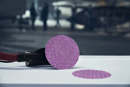 Miniatura 10 de 3M Xtract 88942 - Lijadora orbital aleatoria neumática de 5 pulgadas, con accesorio de vacío central, órbita de 3/16 pulgadas, ROS ergonómica