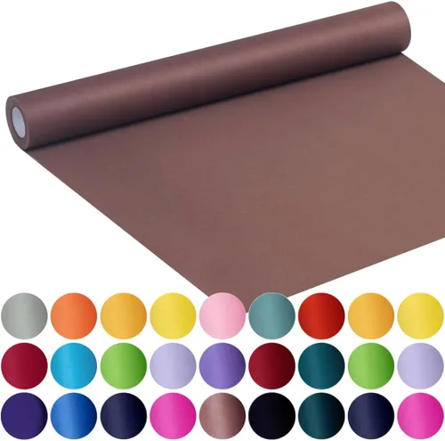 Miniatura 46 de SMART&CASUAL Papel de regalo negro de 17.8 x 760 pulgadas (63 pies) de papel kraft para regalo, tablón de anuncios, ramos, flores, niños, embalaje