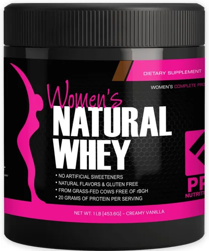 Miniatura 13 de Her Natural Whey- Proteína en polvo para mujeres para bajar de peso y para apoyar la masa muscular magra – bajo en carbohidratos – sin gluten – rBGH