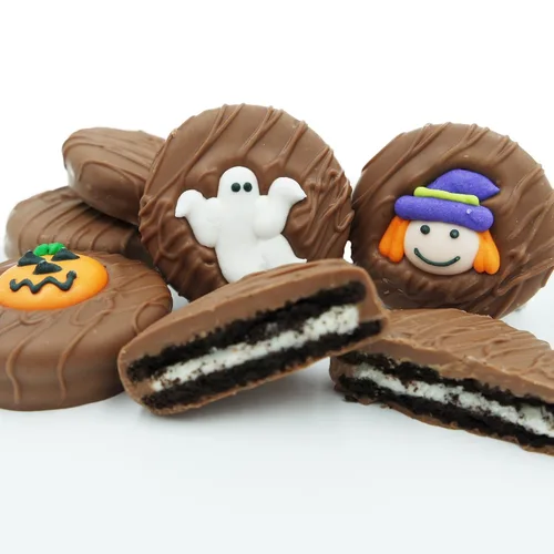 Miniatura 36 de Galletas de la marca Philadelphia Candies cubiertos por ambos lados de chocolate negro y con leche, y crema de cacahuete de la marca Nutter Butter