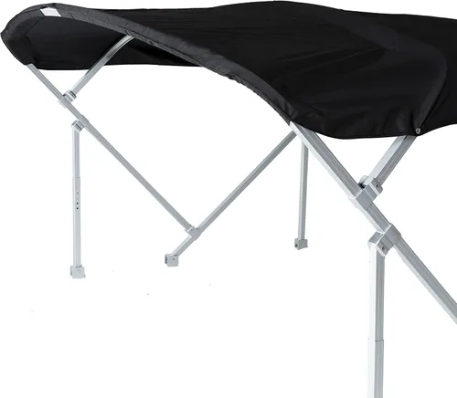 Miniatura 2 de 8' x 10' x 1.25" Deluxe Pontón Bimini Kit (negro)