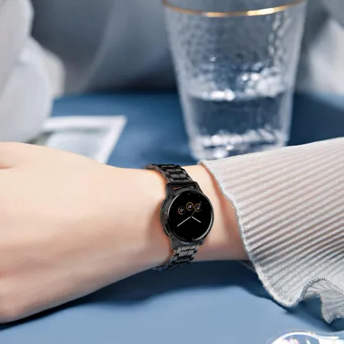 Miniatura 4 de Vivoactive - Correa de metal 4S, Venu 3S/2S, compatible con correas de reloj Fossil de 0.709 in, correa de acero inoxidable esmaltado compatible