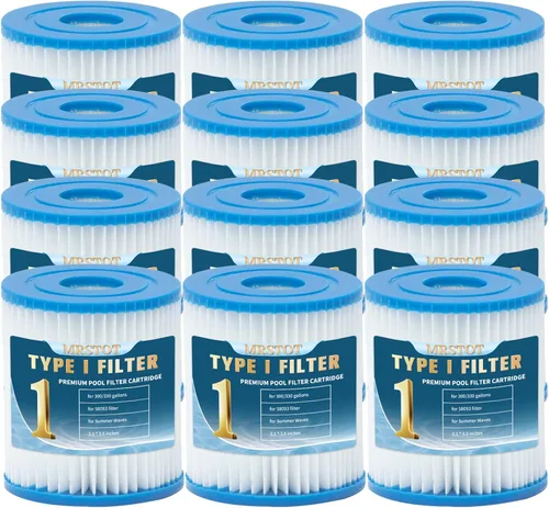 Miniatura 9 de Cartucho de filtro tipo I para piscinas, cartucho de filtros de repuesto para 58093, para ondas de verano, para bombas de filtro de 300/330 gales/H