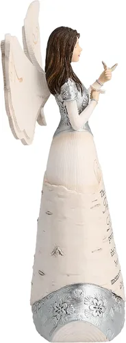 Miniatura 2 de Pavilion Gift Company Elements 82328 - Figura de ángel con mariposas, las mejores cosas de la vida, 8 pulgadas, color blanco