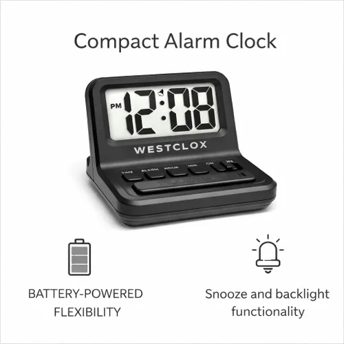 Miniatura 5 de Westclox visualización LCD Reloj Despertador
