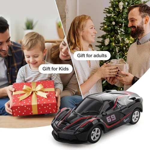Miniatura 6 de SASBSC 1/64 Mini auto a control remoto de juguete para niños de 4 a 7 años de 8 a 12 años, 2.4 GHz con aplicación pequeña y autos de control remoto