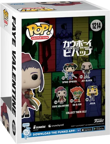 Miniatura 3 de Funko Pop Animation: Cowboy Bebop - Faye Valentine - Figura de vinilo coleccionable - Idea de regalo - Producto oficial - Juguetes para niños