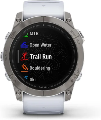Miniatura 2 de Garmin epix Pro (Gen 2) Sapphire Edition, 2.008 in, reloj inteligente de alto rendimiento, tecnología de entrenamiento avanzada, linterna Titanio