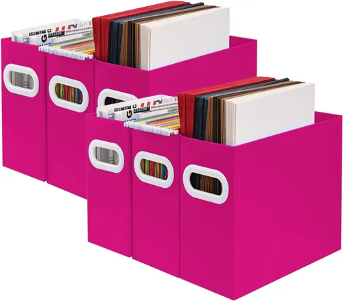 Miniatura 14 de Organizador de archivos colgante, organizador de carpetas de archivos de cartón para tamaño carta, caja de almacenamiento de documentos