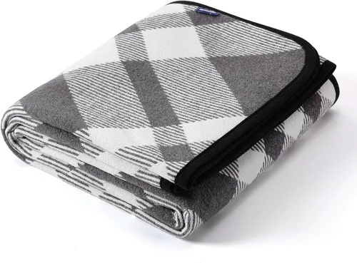 Miniatura 22 de ACUSHLA - Manta de lana merina para acampar, cálida, gruesa, lavable, grande para cama, sofá, dormir, hierba, estadio, picnic, senderismo