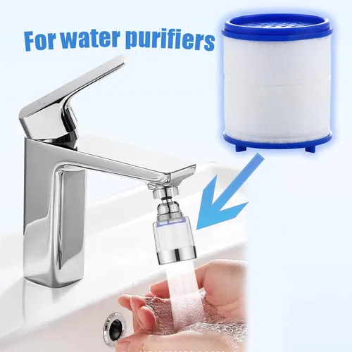 Miniatura 5 de Paquete de 10 cartuchos de repuesto para grifo de agua para fregadero, filtro de agua para fregadero, elimina metales pesados de fluoruro de cloro