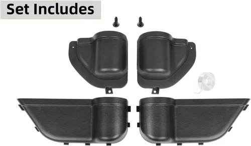 Miniatura 2 de YOCTM Bandeja organizadora de puerta trasera delantera para Jeep Wrangler JL 4XE JLU Rubicon Sport Sahara Gladiator JT 2018 2019 2020 2021 2022 2023