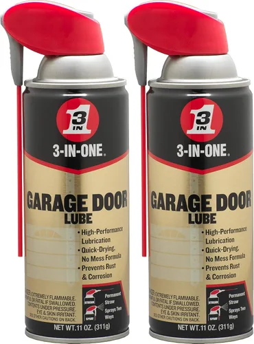 Miniatura 8 de 3-IN-ONE Lubricante profesional en aerosol para puertas de cochera, 11 onzas, 1