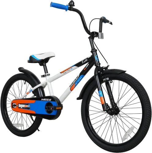 WEIZE Kids Bike, 16 Inch Children Bicycle for Boys & Girls Ages 4-7 Years Old, Rider Height 41-53 Inch, Adjustable Seat & Handlebars, Coaster Brake