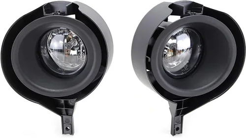 Miniatura 8 de iJDMTOY Kit de faros antiniebla con lente transparente izquierda/derecha con bombillas halógenas, cubiertas de bisel e interruptor de arnés