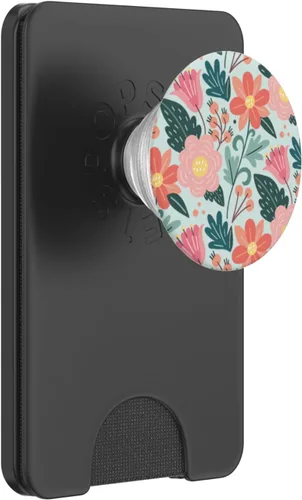 Miniatura 6 de Lindo jardín botánico colorido patrón floral PopSockets MagSafe PopGrip para iPhone
