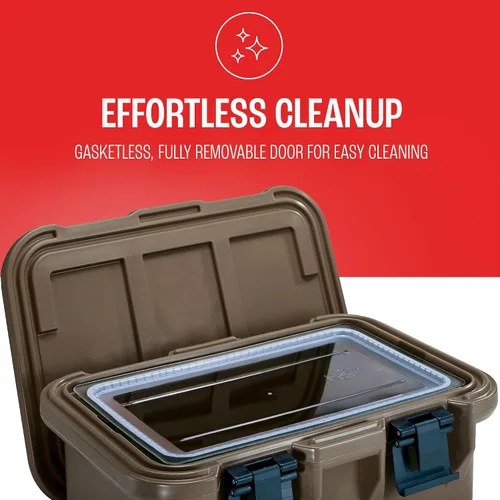 Miniatura 7 de Cambro Transportador de bandejas de alimentos aislado - Caja profunda de 15 cm y calentador de alimentos para catering y transporte - Carga superior