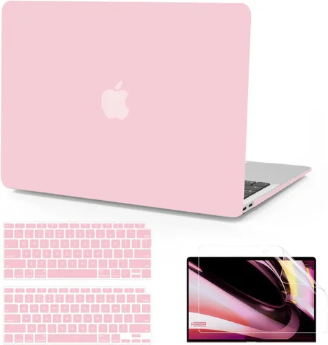 Miniatura 17 de B BELK Funda compatible con MacBook Air de 13 pulgadas 2022 2021 2020 2019 2018 A2337 M1 A2179 A1932 Touch ID, carcasa rígida de plástico mate