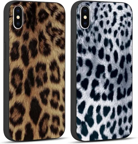 Miniatura 63 de Paquete de 2 Fundas de Teléfono Bonitas con Estampado de Guepardo para Apple iPhone 13 Pro Max de 6.7 Pulgadas, Fundas de Diseño