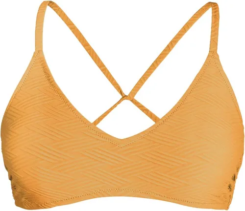 Miniatura 39 de CUPSHE - Parte superior de bikini para mujer; traje de baño superior con diseño cruzado, tirantes delgados y escote en V