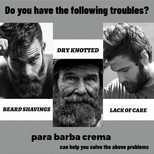 Miniatura 7 de Para Barba, Crecimiento De Barba Para Hombre, Bálsamo Estimulante de Barba Crema para Barba, Estimulante De Barba Ultra Potente, Bálsamo para Barba