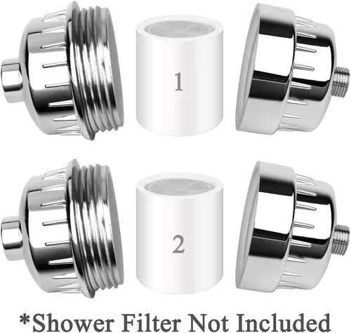 Miniatura 5 de 2 cartuchos de repuesto para filtro de ducha Aqua Bliss SF100 SF220, filtro de ducha de 15 etapas para agua dura, reducción de cloro, cartucho