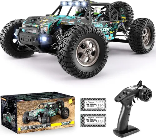Camión de Control Remoto 2995 Escala 1:12 RC Buggy Motor 550 Versión Mejorada 42KM/H Alta Velocidad Coches RC, Eléctrico 4X4 Todoterreno Camiones RC