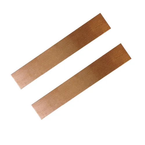 Hoja de ánodo de cobre puro, 2 piezas, tira de electrodo de cobre de pureza del 99.95% para galvanoplastia de cobre y chapado de joyería,
