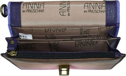 Miniatura 5 de Anna by Anuschka Organizador de cuero pintado a mano para mujer