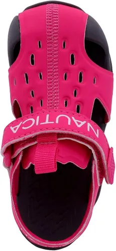 Miniatura 4 de Nautica Sandalias deportivas para niños, estilo casual, puntera cerrada, para exteriores, verano, con perlas, 3 niño - niña (niño pequeñoniño)