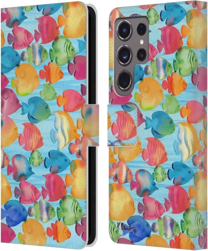 Miniatura 13 de Head Case Designs Funda de piel con licencia oficial de Paul Brent Agate Mermaid Coastal para Samsung Galaxy S24 Ultra 5G