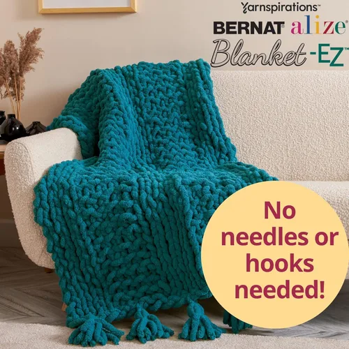 Miniatura 7 de Bernat Alize Blanket-EZ - Ovillo de lana, color crema