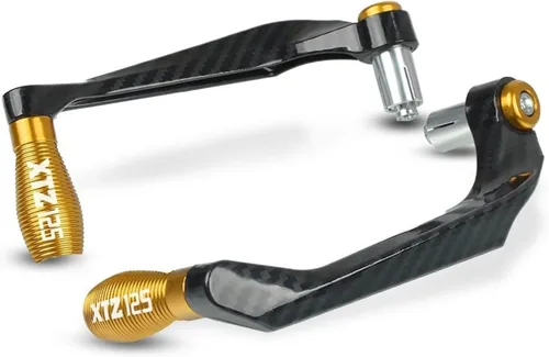 Miniatura 9 de Para Yamaha XTZ125 XTZ 125 2014-2018 2015 2016 2017 motocicleta 7/8 pulgadas 0.866 in manillar freno embrague palancas protector protector protector