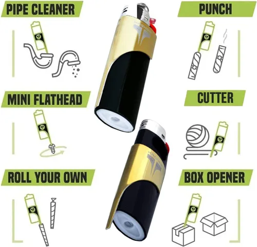 Miniatura 7 de Kasher Herramienta clásica para encendedores, accesorio ligero y multiherramienta para encendedores, adecuado para usar como limpiador de tuberías