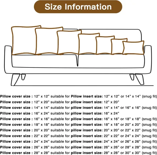 Miniatura 8 de OTOSTAR Paquete de 2 fundas de almohada cuadradas con textura de boucle, fundas de almohada cuadradas, acogedoras y suaves, decorativas, para sofá