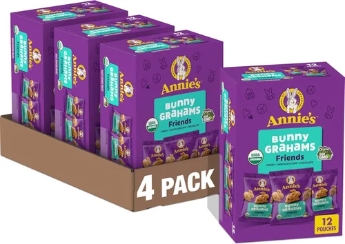 Miniatura 15 de Annie's Galletas orgánicas originales de Cheddar Squares horneadas, hechas con queso real, 11.25 onzas