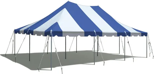 Miniatura 9 de TentandTable Tienda de campaña con toldo de alta calidad de 20 x 40 pies, rojo/blanco/azul, para exteriores, capacidad de 80 a 160 personas